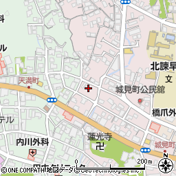 長崎県諫早市城見町11-3周辺の地図