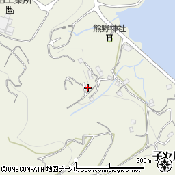長崎県西彼杵郡時津町子々川郷1871周辺の地図