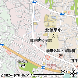 長崎県諫早市城見町28-23周辺の地図