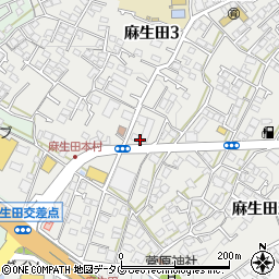 麻生田小前周辺の地図