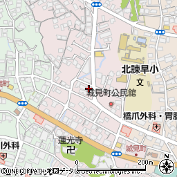 長崎県諫早市城見町9-6周辺の地図