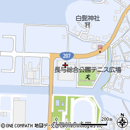 浦川運送長与営業所周辺の地図