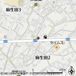 Ｓｏｆｔｂａｎｋ　麻生田周辺の地図