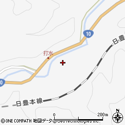 大分県佐伯市直川大字仁田原2712-2周辺の地図