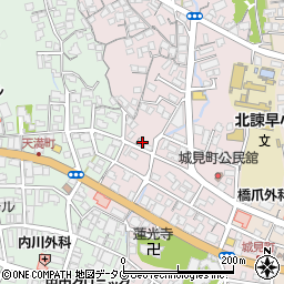 長崎県諫早市城見町10-22周辺の地図