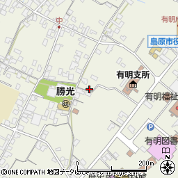 長崎県島原市有明町大三東戊1340周辺の地図