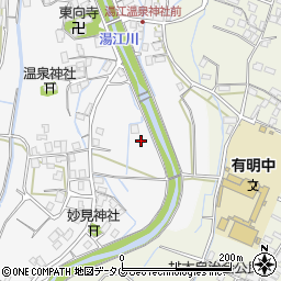 湯江川周辺の地図