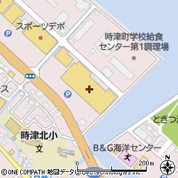 ナフコツーワンスタイル時津店周辺の地図
