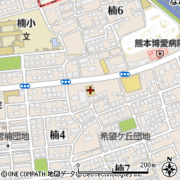 ブックオフ熊本くすのき店周辺の地図