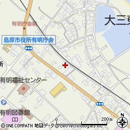 長崎県島原市有明町大三東戊136周辺の地図