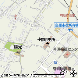 長崎県島原市有明町大三東戊1332周辺の地図