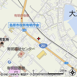 長崎県島原市有明町大三東戊128周辺の地図