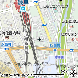 グランコート諫早駅前周辺の地図