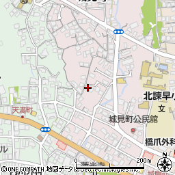 長崎県諫早市城見町10-32周辺の地図