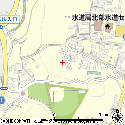 熊本県熊本市北区下硯川周辺の地図