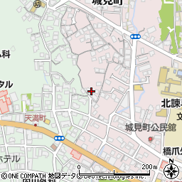 長崎県諫早市城見町3-27周辺の地図