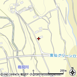 長崎県雲仙市瑞穂町古部甲874周辺の地図