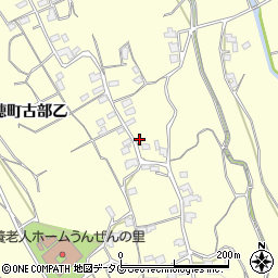 長崎県雲仙市瑞穂町古部乙496周辺の地図