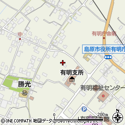 長崎県島原市有明町大三東戊1325周辺の地図
