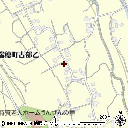 長崎県雲仙市瑞穂町古部乙470周辺の地図