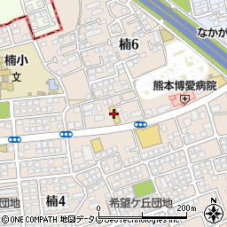 熊本ダイハツ販売楠店周辺の地図