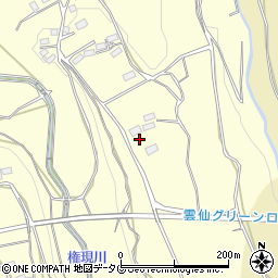 長崎県雲仙市瑞穂町古部甲875周辺の地図