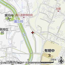 長崎県島原市有明町湯江甲886-3周辺の地図