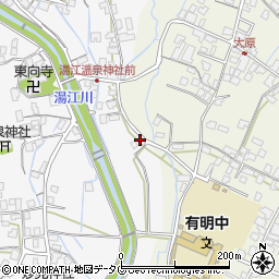 長崎県島原市有明町湯江甲886-2周辺の地図