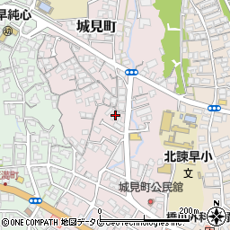 長崎県諫早市城見町7-7周辺の地図