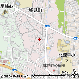 長崎県諫早市城見町7-3周辺の地図