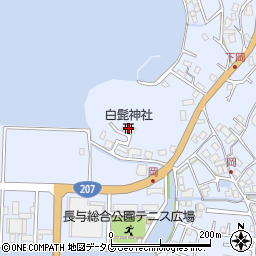 白髭神社周辺の地図