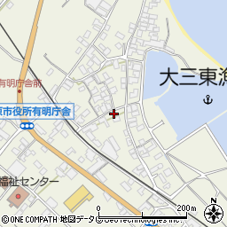 長崎県島原市有明町大三東戊44周辺の地図