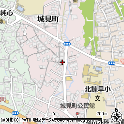 長崎県諫早市城見町6-13周辺の地図