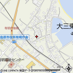 長崎県島原市有明町大三東戊158周辺の地図