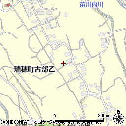 長崎県雲仙市瑞穂町古部乙548周辺の地図