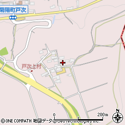 熊本県菊陽町（菊池郡）戸次周辺の地図