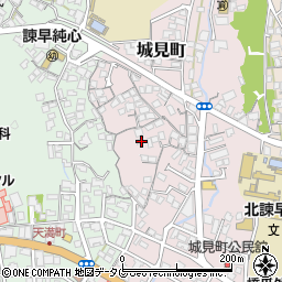 長崎県諫早市城見町3-8周辺の地図