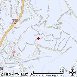 長崎県西彼杵郡長与町岡郷周辺の地図