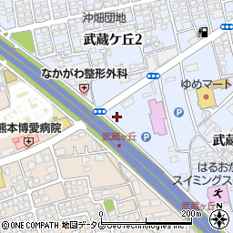 サンキューカット　楠店周辺の地図