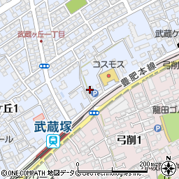 Ｅ－ネスト武蔵塚駅前周辺の地図