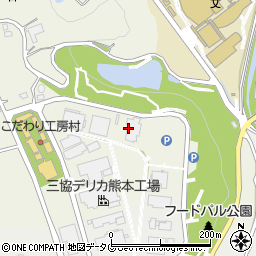 わかば食品株式会社　熊本工場周辺の地図