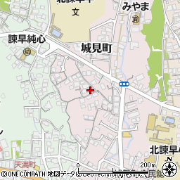 長崎県諫早市城見町2-13周辺の地図