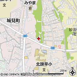 長崎県諫早市城見町31-55周辺の地図