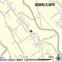 長崎県雲仙市瑞穂町古部甲1804周辺の地図