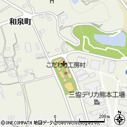 熊本食育センター周辺の地図