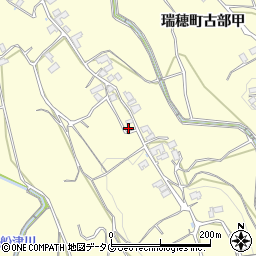 長崎県雲仙市瑞穂町古部甲1792周辺の地図