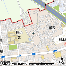 グランドール楠Ｂ周辺の地図