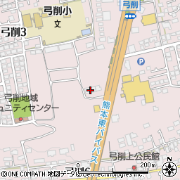尾園建設株式会社熊本支店周辺の地図