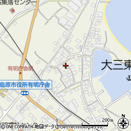 長崎県島原市有明町大三東戊166周辺の地図
