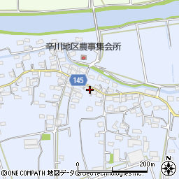 嶋田庭樹園　事務所周辺の地図